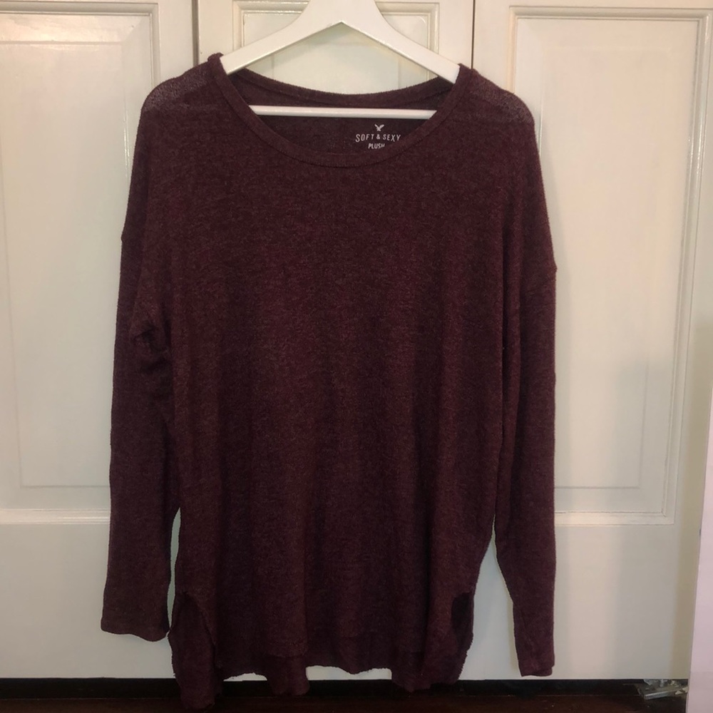 Plush long sleeve